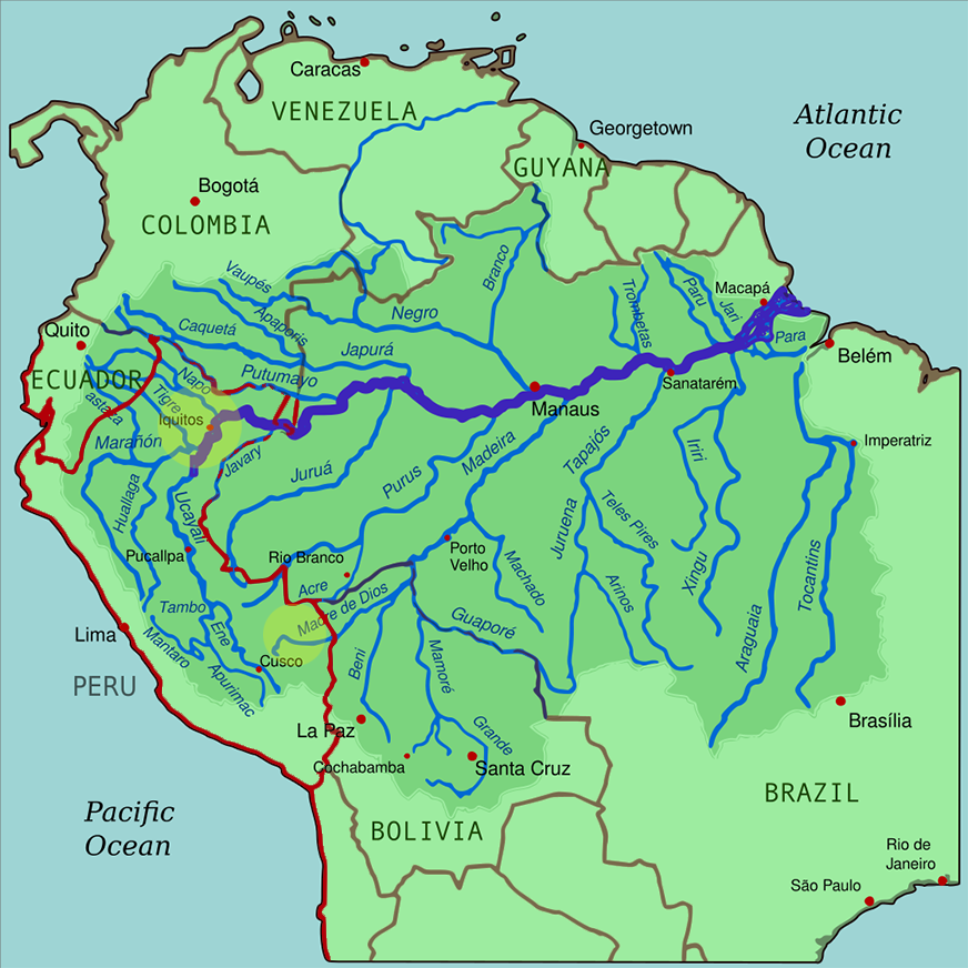 Туры и экскурсии в джунгли, Амазония