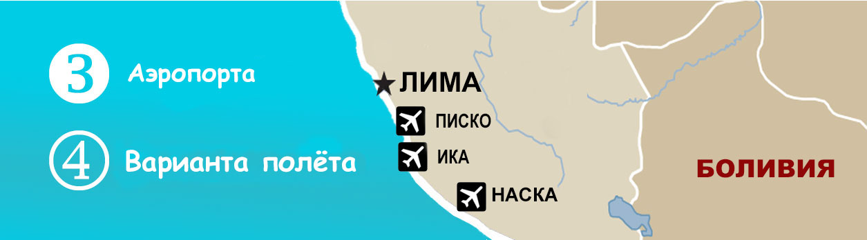 Аэропорты Наска карта